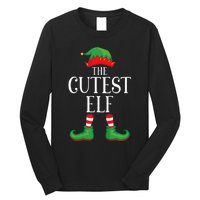 Cutest Elf Matching Group Xmas Funny Family Christmas Long Sleeve Shirt