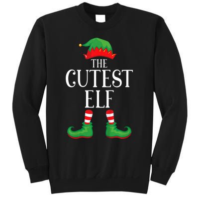 Cutest Elf Matching Group Xmas Funny Family Christmas Sweatshirt