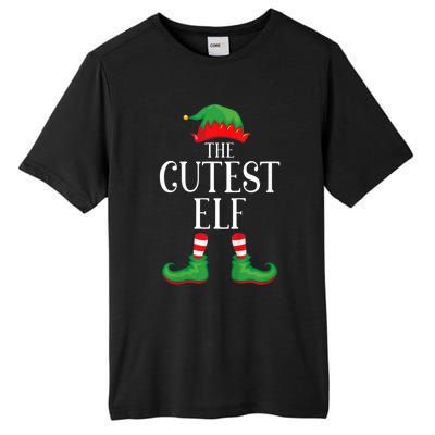 Cutest Elf Matching Group Xmas Funny Family Christmas Tall Fusion ChromaSoft Performance T-Shirt