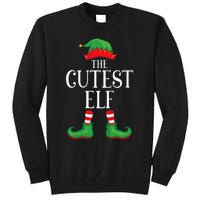 Cutest Elf Matching Group Xmas Funny Family Christmas Tall Sweatshirt