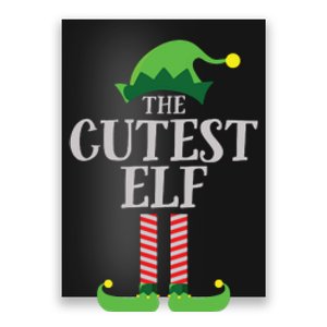 Cutest Elf Matching Family Group Christmas Party Elf Poster