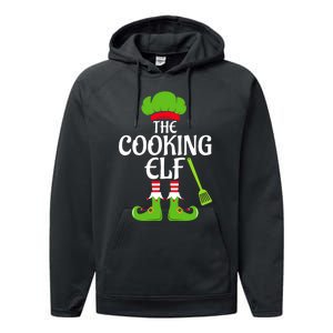 Cooking Elf Matching Family Group Christmas Party Xmas Funny Performance Fleece Hoodie