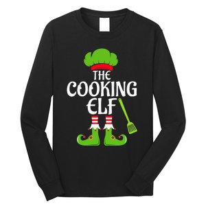 Cooking Elf Matching Family Group Christmas Party Xmas Funny Long Sleeve Shirt