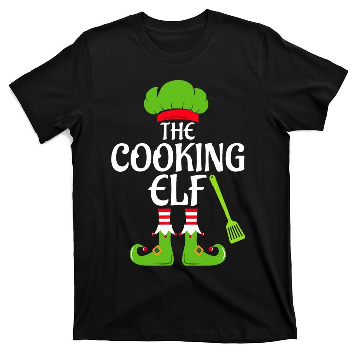 Cooking Elf Matching Family Group Christmas Party Xmas Funny T-Shirt