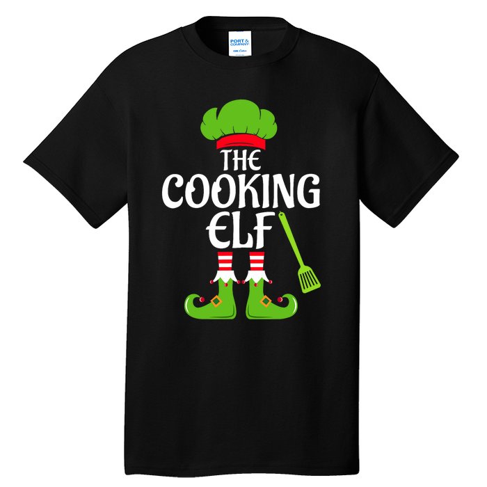 Cooking Elf Matching Family Group Christmas Party Xmas Funny Tall T-Shirt