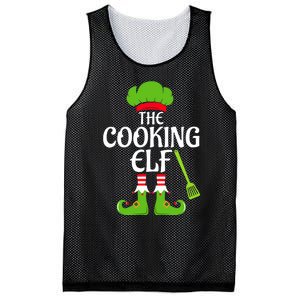 Cooking Elf Matching Family Group Christmas Party Xmas Funny Mesh Reversible Basketball Jersey Tank