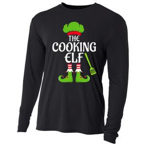 Cooking Elf Matching Family Group Christmas Party Xmas Funny Cooling Performance Long Sleeve Crew