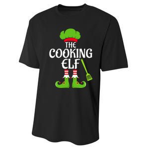 Cooking Elf Matching Family Group Christmas Party Xmas Funny Performance Sprint T-Shirt