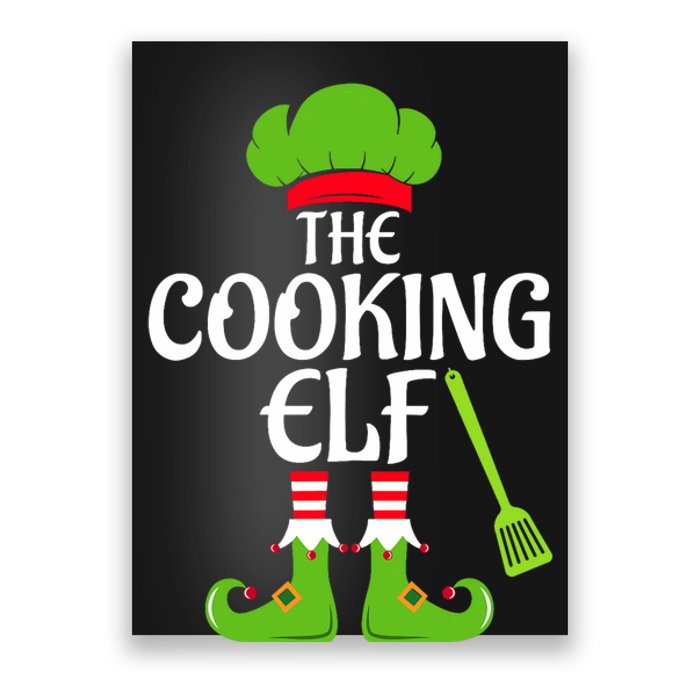 Cooking Elf Matching Family Group Christmas Party Xmas Funny Poster