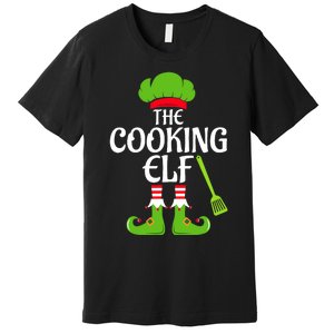 Cooking Elf Matching Family Group Christmas Party Xmas Funny Premium T-Shirt