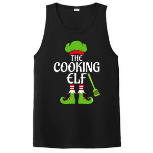 Cooking Elf Matching Family Group Christmas Party Xmas Funny PosiCharge Competitor Tank