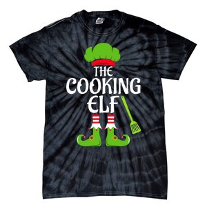 Cooking Elf Matching Family Group Christmas Party Xmas Funny Tie-Dye T-Shirt