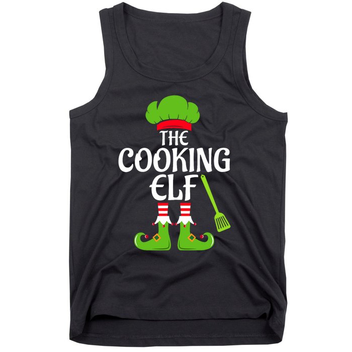 Cooking Elf Matching Family Group Christmas Party Xmas Funny Tank Top