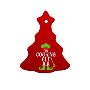 Cooking Elf Matching Family Group Christmas Party Xmas Funny Ceramic Tree Ornament