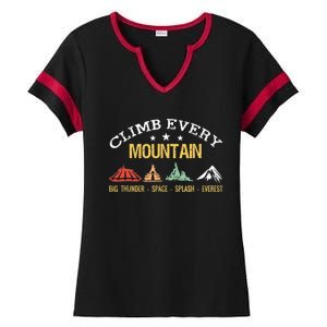 Climb Every Mountain Big Thunder Space Splashs Everests Ladies Halftime Notch Neck Tee