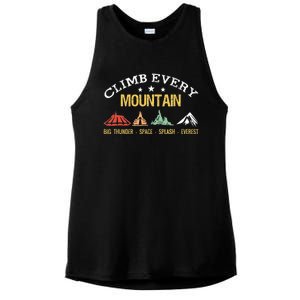 Climb Every Mountain Big Thunder Space Splashs Everests Ladies PosiCharge Tri-Blend Wicking Tank