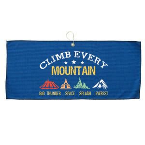 Climb Every Mountain Big Thunder Space Splashs Everests Large Microfiber Waffle Golf Towel