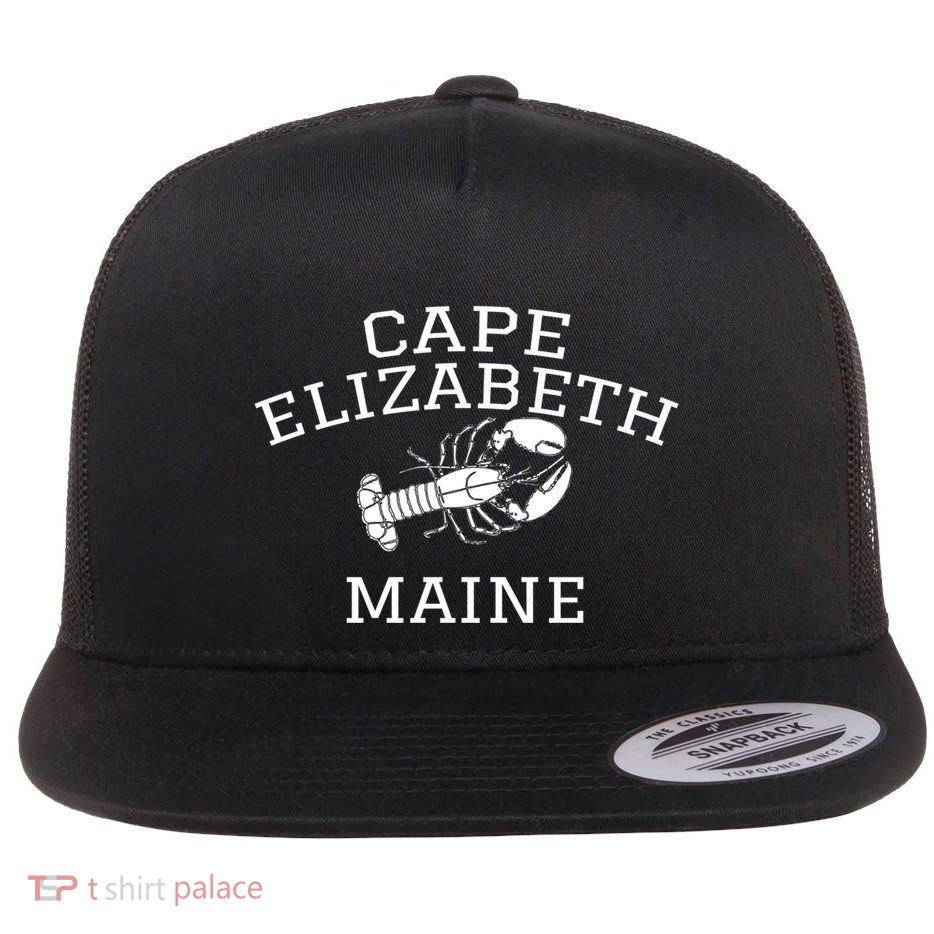 Cape Elizabeth Maine Lobster Gift Flatbill Hat