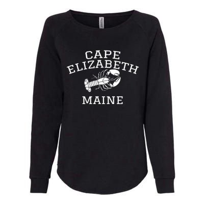 Cape Elizabeth Maine Lobster Gift Womens California Wash Sweatshirt