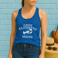 Cape Elizabeth Maine Lobster Gift Womens Tank Top