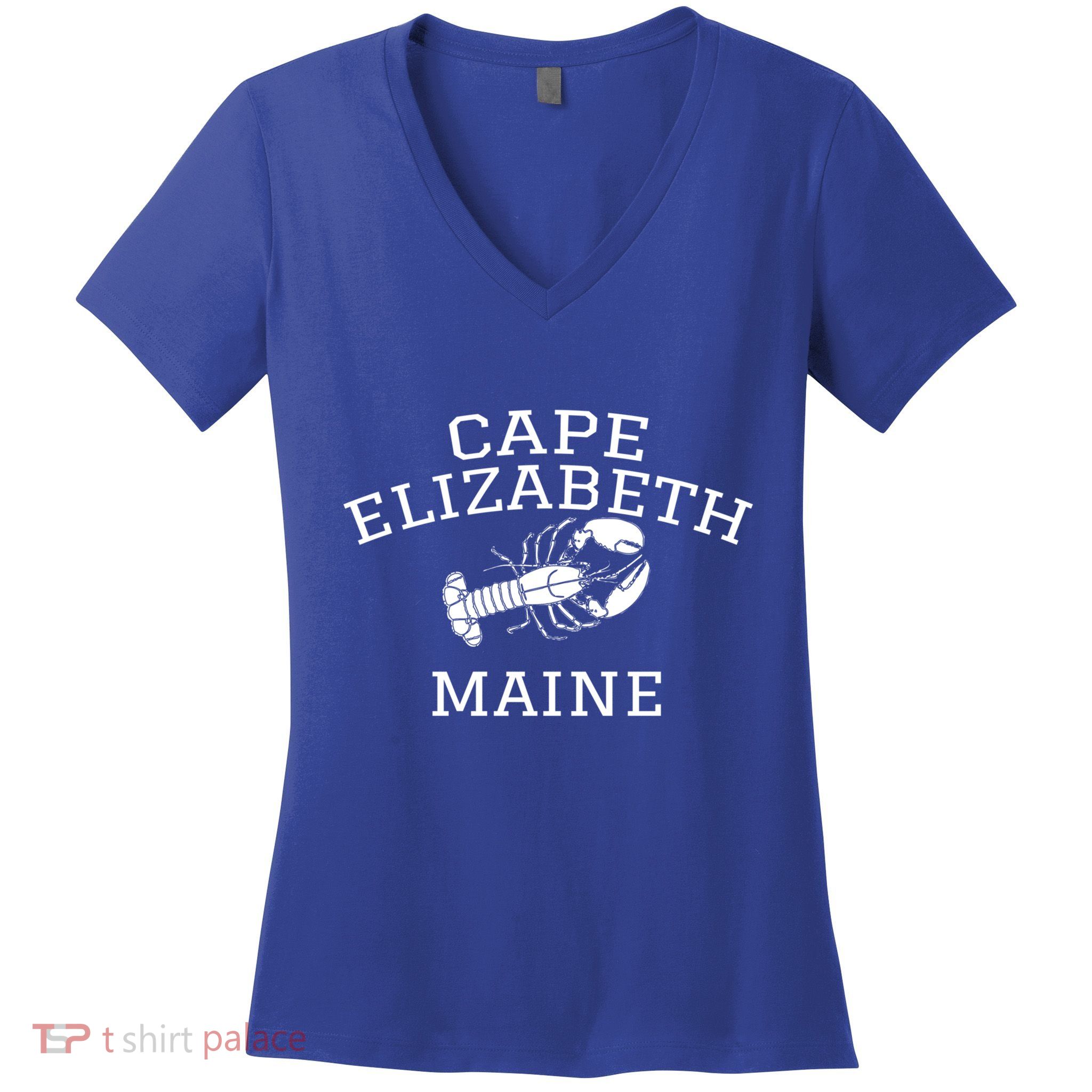 Cape Elizabeth Maine Lobster Gift Women's V-Neck T-Shirt