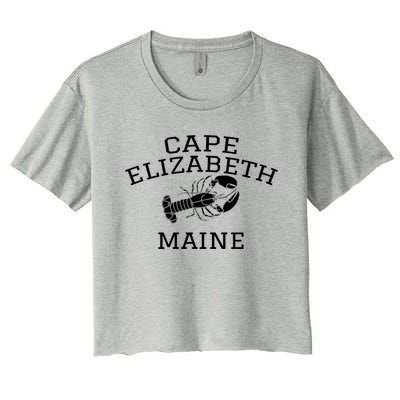 Cape Elizabeth Maine Lobster Gift Women's Crop Top Tee