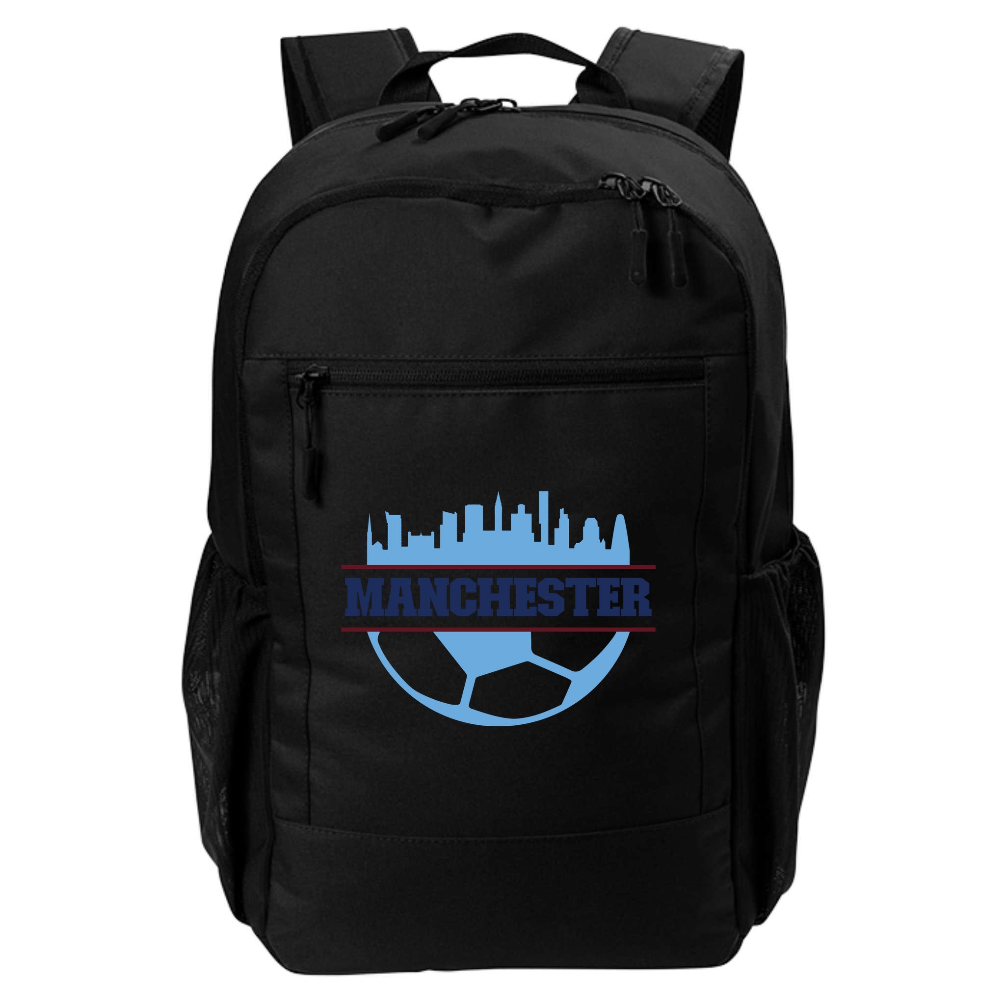 Cool England Manchester City FC Soccer Jersey Backpack