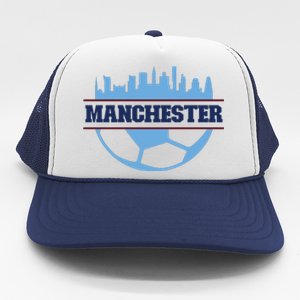 Cool England Manchester City FC Soccer Jersey Trucker Hat