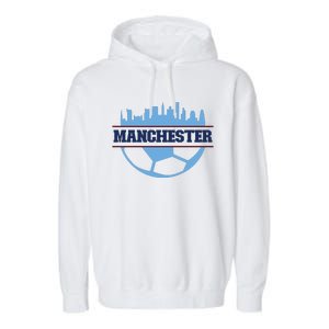 Cool England Manchester City FC Soccer Jersey Garment-Dyed Fleece Hoodie