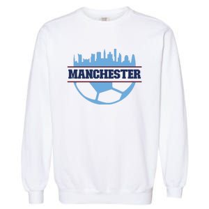 Cool England Manchester City FC Soccer Jersey Garment-Dyed Sweatshirt