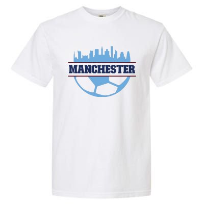 Cool England Manchester City FC Soccer Jersey Garment-Dyed Heavyweight T-Shirt