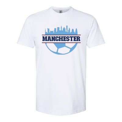 Cool England Manchester City FC Soccer Jersey Softstyle® CVC T-Shirt