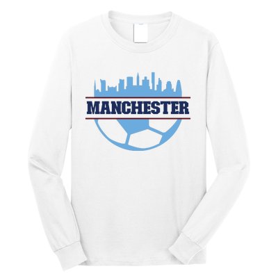 Cool England Manchester City FC Soccer Jersey Long Sleeve Shirt