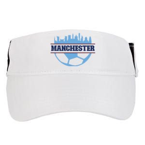 Cool England Manchester City FC Soccer Jersey Adult Drive Performance Visor