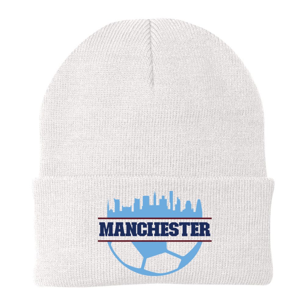 Cool England Manchester City FC Soccer Jersey Beanie