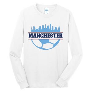 Cool England Manchester City FC Soccer Jersey Tall Long Sleeve T-Shirt