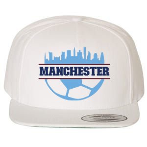 Cool England Manchester City FC Soccer Jersey Wool Snapback Cap