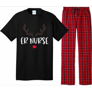 Christmas Er Nurse Rudolph Emergency Room Christmas Pajamas Cool Gift Pajama Set