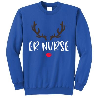 Christmas Er Nurse Rudolph Emergency Room Christmas Pajamas Cool Gift Sweatshirt