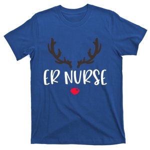 Christmas Er Nurse Rudolph Emergency Room Christmas Pajamas Cool Gift T-Shirt