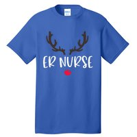 Christmas Er Nurse Rudolph Emergency Room Christmas Pajamas Cool Gift Tall T-Shirt