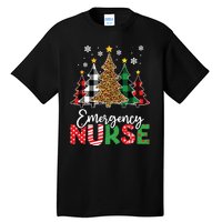 Christmas Er Nursing Women Xmas Tree Emergency Nurse Tall T-Shirt