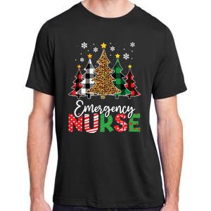 Christmas Er Nursing Women Xmas Tree Emergency Nurse Adult ChromaSoft Performance T-Shirt