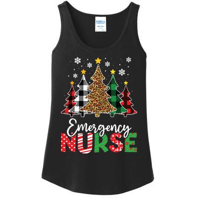 Christmas Er Nursing Women Xmas Tree Emergency Nurse Ladies Essential Tank