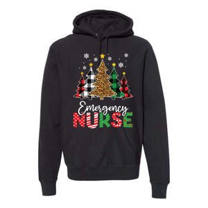 Christmas Er Nursing Women Xmas Tree Emergency Nurse Premium Hoodie