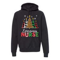 Christmas Er Nursing Women Xmas Tree Emergency Nurse Premium Hoodie