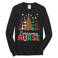 Christmas Er Nursing Women Xmas Tree Emergency Nurse Tall Long Sleeve T-Shirt