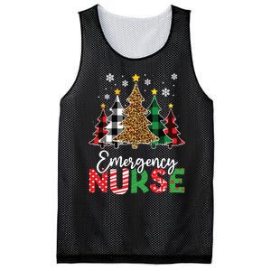 Christmas Er Nursing Women Xmas Tree Emergency Nurse Mesh Reversible Basketball Jersey Tank