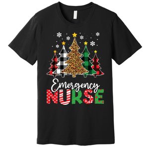 Christmas Er Nursing Women Xmas Tree Emergency Nurse Premium T-Shirt