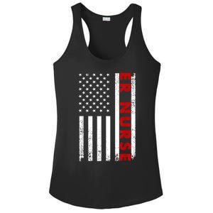 Cool ER Nurse For Men Women Hospital Emergency Room Nurse Ladies PosiCharge Competitor Racerback Tank